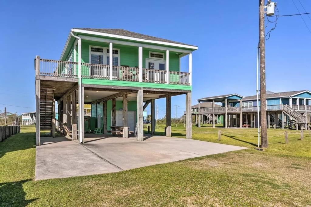 Coastal Heaven - Crystal Beach Relaxing Beach Home Bolivar Peninsula Zewnętrze zdjęcie